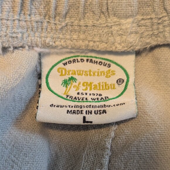Drawstrings of Malibu Pants Vintage Unisex Lounge Travel Casual Beach Boho - Picture 7 of 7